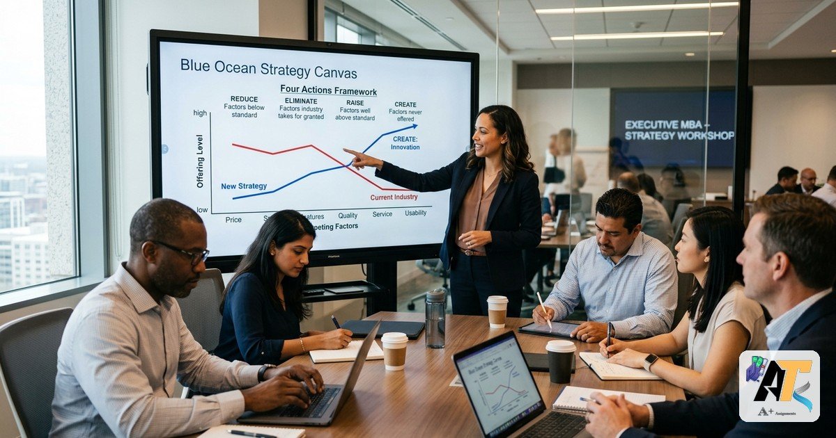 Blue Ocean Strategy Assignments: Strategy Canvas and the Four Actions Framework