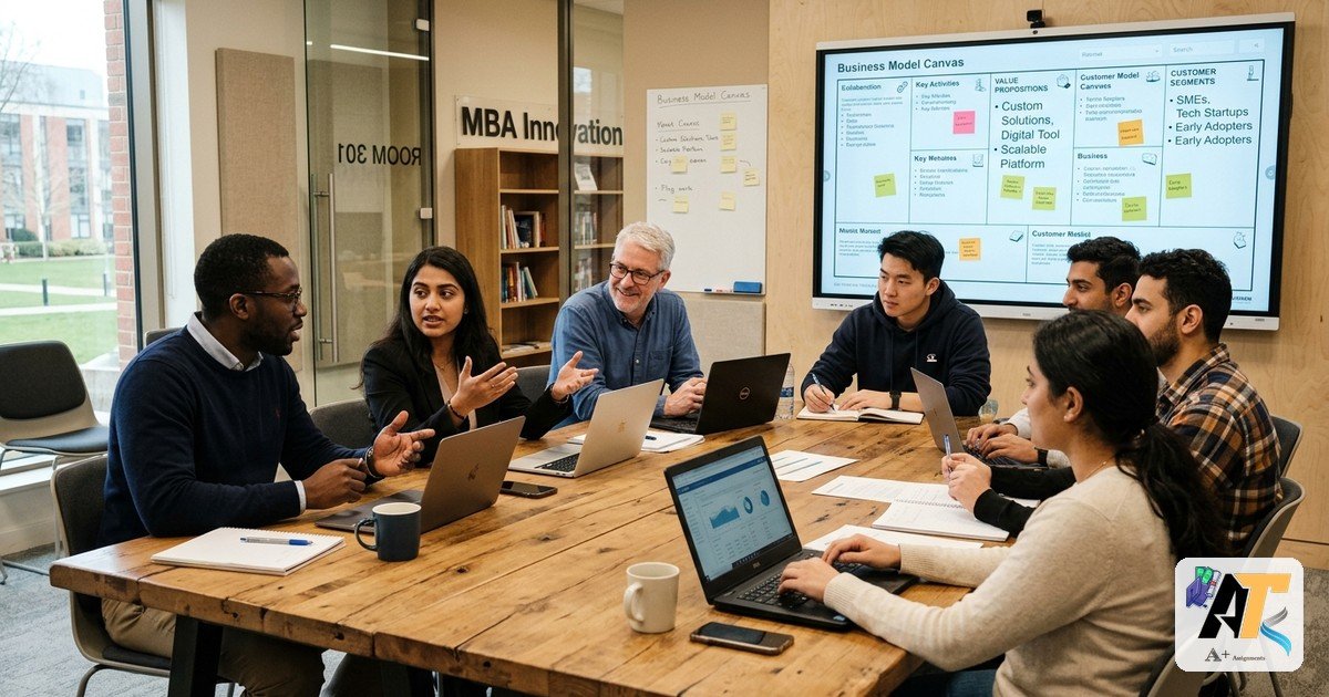 Business Model Canvas Assignments: A Worked Example That Earns Marks