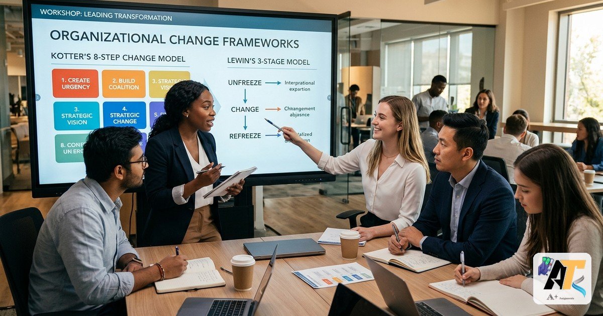 Kotter, Lewin or ADKAR? Choosing a Change Model for Your MBA Assignment